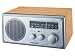 Electronics : Sangean America Walnut Retro-Style AM/FM Radio