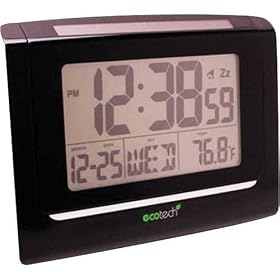 Equity 65906 Solar Atomic LCD Wall Clock