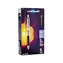 uni-ball Gel RT Retractable Pens, Micro Point, Black Ink, Pack of 12