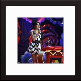 Amy Winehouse Custom Framed And Matted Color Photo (Awards Show) Total Size: 20x20 Inches
