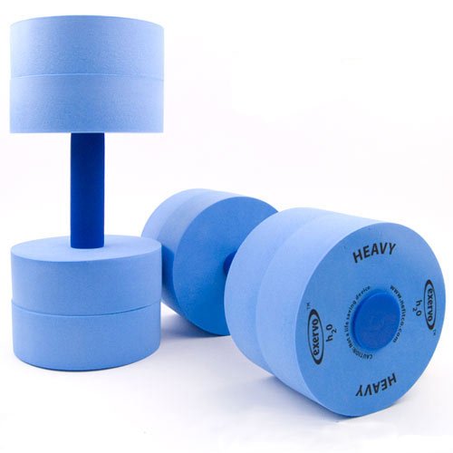 Exervo Aqua Fitness Pool Dumbells, Heavy Resistance