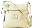 Dooney & Bourke Handbag, Buffalo Leather Letter Carrier Bag Bone