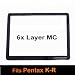 RainbowImaging Optical Glass LCD Screen Protector for Pentax DSLR K-x KX (6 Layer Coating)