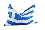 Kinzler K-11290/397 Outdoor Riesensitzsack Flagge ""Griechenland"" 140 x 200 cm, bunt