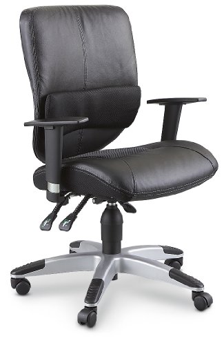 Sealy PosturepedicÂ® Leather Office Chair Black