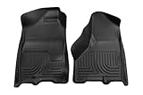 IMAGE OF Husky Liners 18011 WeatherBeater Black Custom Fit Front Floor Liner