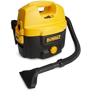Click here to buy DEWALT DC500 2-Gallon 12-to-18-Volt Cordless Corded Wet Dry Vacuum by DeWALT.