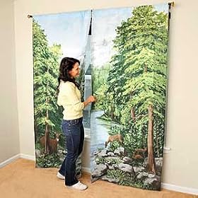 Woodland Crossing 6x7' Window Art Panel