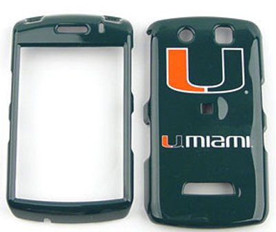 Blackberry Storm 9500/9530 – NCAA Miami Hurricanes - Hard Case/Cover/Faceplate/Snap On/Housing/Protector