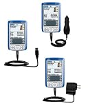 Gomadic for the PalmOne palm Zire 72 - Deluxe Kit for the PalmOne Zire 72 includes a USB cable with Car and Wall Charger - Gomadic Brand w/ TipExchange Technology