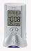 Seiko Advanced Technology Travel Alarm Clock Silver-Tone Metallic Case #QHR017SLH