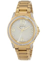 Citizen Womens EM0232-54P Drive From Citizen Eco-Drive POV Analog Display Japanese Quartz Gold Watch