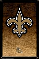 (24x36) New Orleans Saints (Logo) Sports Poster Print