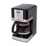 Mr. Coffee JWX23 12-Cup Programmable Coffeemaker, Black
