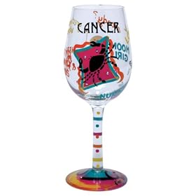 Lolita Zodiac Wine Glasses Cancer