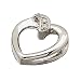 Platinum Classy Heart Diamond Pendant