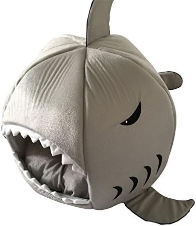 Rachel Pet Products Cozy Cartoon Shark Shaped Soft Pet Bed for Punny Dog and Cat