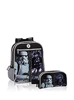 Star wars Mochila + Estuche Star Wars (Negro)