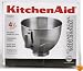 KitchenAid K45SBWH Bowl for Pivot Head Stand Mixer