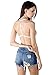 Wink Gal Women Deep V Neck Cami Dasiy Thin Band Bralette Tops
