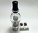 Glass Globe for Wax / Oil Ceramic DUAL Coil & Two DUAL Coil Ceramic Replacements [MOD7] Made In Japan