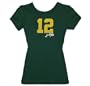 Green Bay Packers Aaron Rodgers Royal Player Ladies T-Shirt, Medium