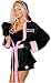 Sexy Black and Pink Boxer Girl Costume with Boxing Gloves