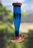 Cobalt Blue Hummingbird Lantern Bird Feeder