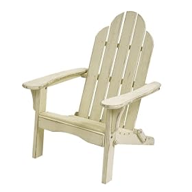 Cottage Classics Folding Adirondack Chair - Yellow by 