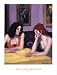 Deep Conversation by Ed Martinez. ART PRINT ON CANVAS with 1 1/2 inch deep bars. 20.17 inches width by 25.84 inches height. Highest Quality Art Poster Print