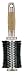 Conair Titanium Tourmaline Cork Round Mixed Boar Brush, Large