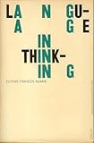 Language in thinking : selected readings
