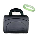 Asus PC s101 10 Black Hard Shell Cube Carrying Case W/ New Design + Live*Laugh*Love Wrist Band!!! 
