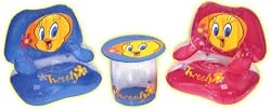 WBLooneyTunesKid'sInflatableTableandChairSet-Tweety