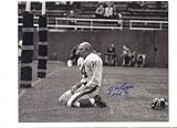 Y.A. Tittle Autographed/Hand Signed New York Giants Horizontal 8x10 Photo (Bleeding)