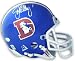 GAI Authentic John Elway Autograph Denver Broncos Throwback Mini Helmet w/ Case