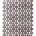 Susan Jablon - Stainless Steel Tile Flemish Bond Mosaic