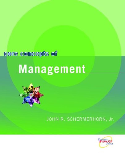 Image of: Core Concepts of Management: With Errata