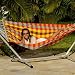 Sunshine Set - Red/Orange/Yellow Hammock and Stand Combination
