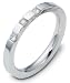 2.5mm traditional diamond wedding band ring (0.12cts diamonds Platinum)