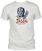 Friday the 13th Drawn Mens Vintage White T-shirt S