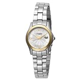 Caravelle by Bulova Women's 45M103 Silver and White Dial Metal Bracelet Watch