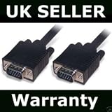 SVGA/VGA PC MONITOR VGA LEAD/CABLE MALE TO MALE M-M 1.5m