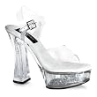 Pleaser Shoes Women��s SPIRALITE-501/508, 5 1/2" Heel Sandal Available in 2 Styles