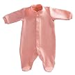 Tadpoles Double-Knit Footed Snap Romper - Salmon