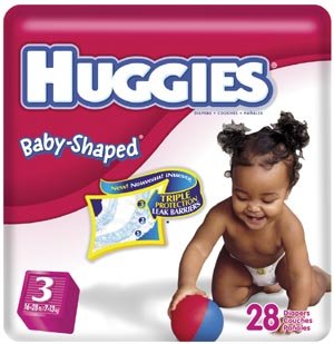 41V6IRTr 8L Huggies Ultratrim Disposable Diapers 52123  Unisex  Size 3  28 diapers pack  4 packs case Opinions