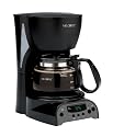 Mr. Coffee DRX5 4-Cup Programmable Coffeemaker, Black