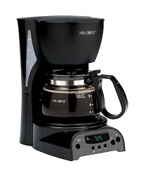 Mr. Coffee DRX5 4-Cup Programmable Coffeemaker, Black