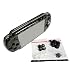 Pattern black FRONT+BACK FACEPLATE&BUTTONS for PSP 2000