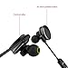 Maxbo Bluetooth Earphone High Quality Sound Noise Cancelling Wireless Stereo Headset Removable Earhook for Excercise with Mic (Bluetooth 4.1, aptX, CVC 6.0 Noise Cancelling, Sweatproof)